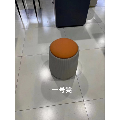 胜芳凳子批发轻奢意式北欧家用皮墩茶桌凳子化妆凳小圆凳换鞋凳极简功夫茶台凳 鑫广源家具