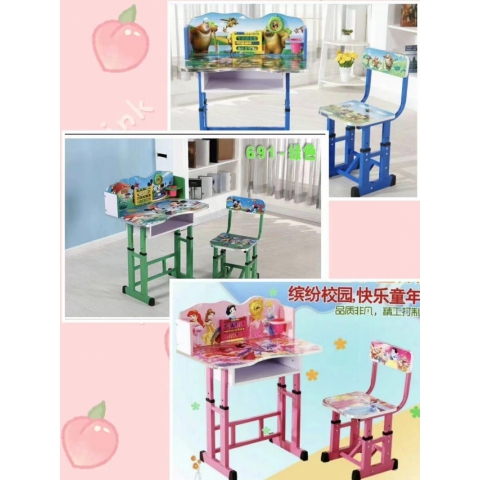 胜芳校具批发 儿童书桌书柜组合 小学生课桌椅 写字台 桌椅套装 家用型 写字桌 小孩子学习桌 传奥家具