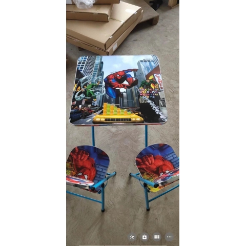 胜芳校具批发 儿童折叠桌椅 小学生课桌椅 写字台 桌椅套装 家用型 写字桌 小孩子学习桌 传奥家具