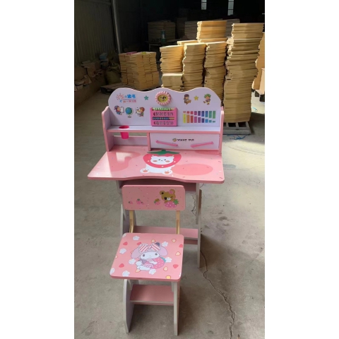 胜芳校具批发 儿童书桌书柜组合 小学生课桌椅 写字台 桌椅套装 家用型 写字桌 小孩子学习桌 传奥家具