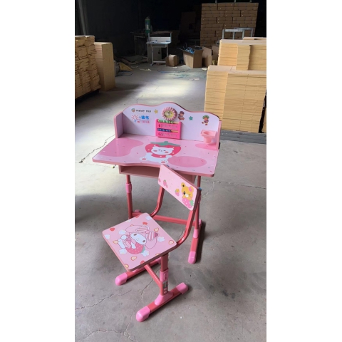 胜芳校具批发 儿童书桌书柜组合 小学生课桌椅 写字台 桌椅套装 家用型 写字桌 小孩子学习桌 传奥家具