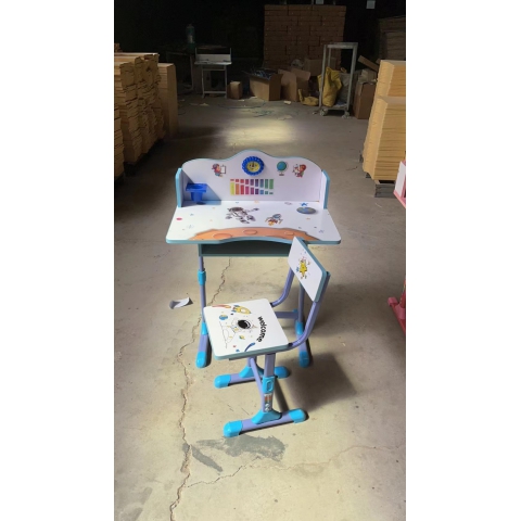 胜芳校具批发 儿童书桌书柜组合 小学生课桌椅 写字台 桌椅套装 家用型 写字桌 小孩子学习桌 传奥家具