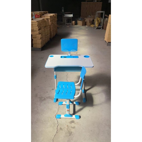 胜芳校具批发 儿童书桌书柜组合 小学生课桌椅 写字台 桌椅套装 家用型 写字桌 小孩子学习桌 传奥家具