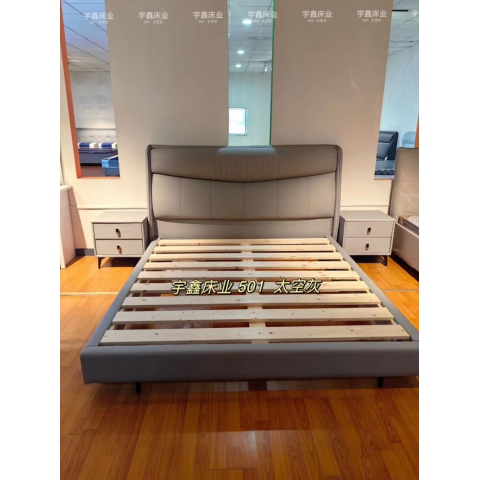 胜芳床铺批发 双人床 软床 现代简约软床 北欧轻奢软床 卧室家具 小户型家具 高档床 高端床 宇鑫家具
