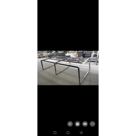 胜芳五金铁艺桌架 办公桌架 会议桌架 培训桌架 办公台脚 不锈钢桌架 书桌桌架 折叠桌架 办公钢架 办公家具 富奥洪家具五金