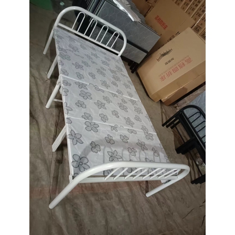 胜芳床铺批发 折叠床 单人床 双人床 高低床 午休床 行军床 简易床 铁质板床 板床批发军龙家具