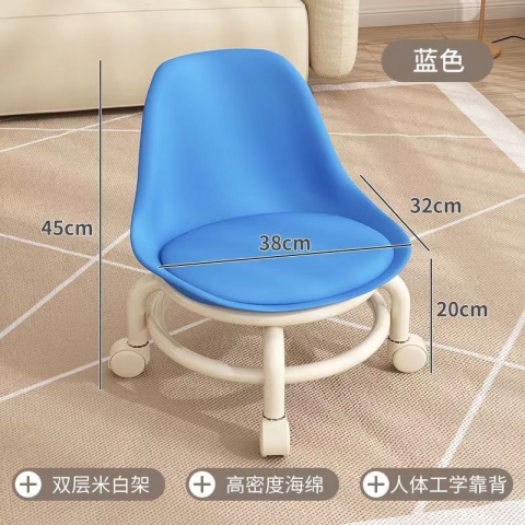 胜芳凳子批发 凳子 轻奢凳子 创意凳子 现代简约圆凳 家用凳子 钢筋凳 可收纳小凳子 强盛家具