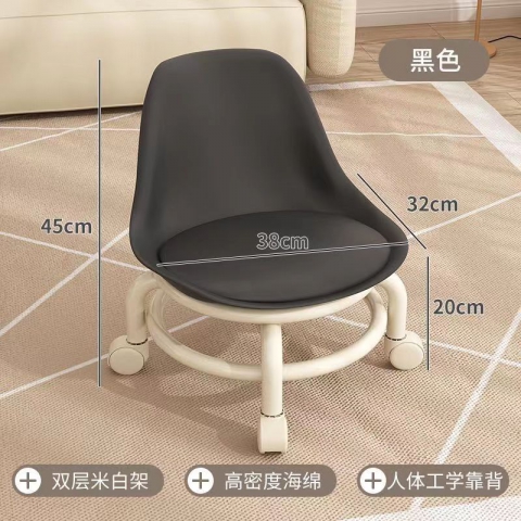 胜芳凳子批发 凳子 轻奢凳子 创意凳子 现代简约圆凳 家用凳子 钢筋凳 可收纳小凳子 强盛家具