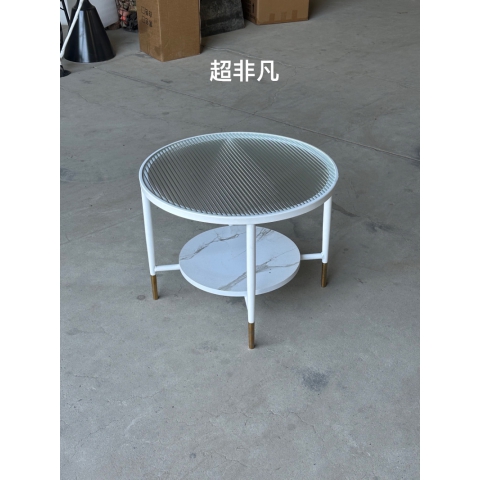 胜芳轻奢现代茶几 小户型客厅茶几  家用桌 简约北欧茶几  钢化玻璃茶几 沙发边几 铁艺网红茶几  岩板茶几   非凡铁艺家具