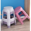 塑料凳子套凳异形加厚成人家用餐桌高板凳现代简约时尚网红北欧方圆凳椅子厂家直销