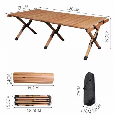 胜芳户外折叠桌 便携式露营桌 野餐桌 超轻铝合金沙滩桌 源通家具
