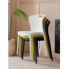 塑料餐椅现代简约家用加厚凳子叠放餐厅桌椅北约网红舒服靠背带椅子提手椅靠背椅