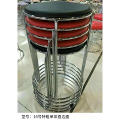 胜芳铁腿凳子 大休闲凳 钢筋凳批发  简易家具 冠麟家具