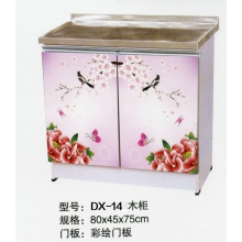 胜芳橱柜批发 简易橱柜 单体橱柜 多层橱柜 板式面橱柜 三开门橱柜 灶台柜 厨房家具 餐厨家具  鼎信家具