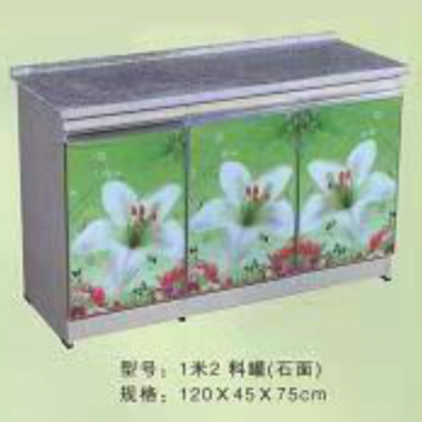 胜芳橱柜批发 简易橱柜 单体橱柜 板式面橱柜 不锈钢面橱柜 三开门橱柜 水槽柜 厨房家具 餐厨家具 田丰家具