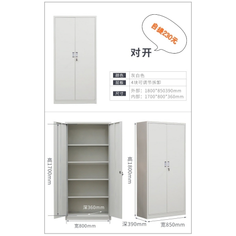 铁柜铁门文件柜