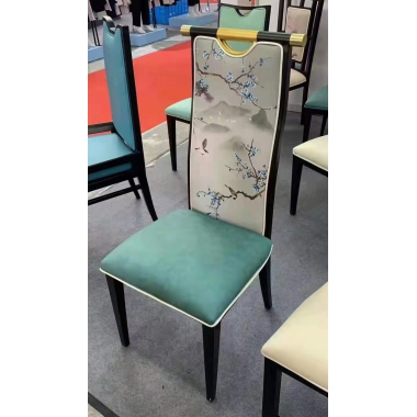 胜芳酒店椅批发 新古典酒店餐椅 明清中式椅子大型酒店宴会椅 豪华包布椅 金属将军椅 休闲椅 主题餐厅椅 金胜达家具