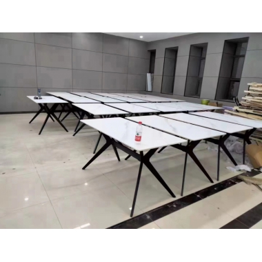 胜芳餐桌批发 餐桌 桌子 家用餐桌 饭店家具 时尚餐桌 简约餐桌 小型户餐桌 现代 北欧 时尚餐桌 岩板餐桌 依帅家具