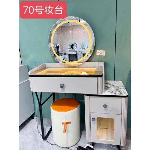 胜芳梳妆台批发 现代简约型 网红小型化妆桌 轻奢 梳妆台 梳妆桌 化妆柜 梳妆台 化妆台 化妆桌 广兴家具