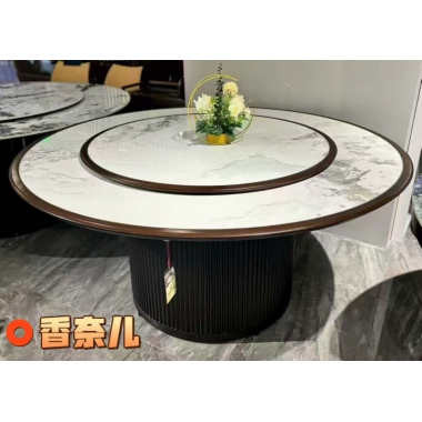 胜芳酒店家具批发 酒店桌 酒店圆桌 岩板圆桌 包厢圆桌 火锅桌 转盘桌 长条桌 岩板长条桌 酒店餐桌 餐厅家具 酒店定制家具 梓萌家具