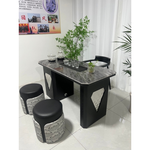 香河茶桌批发 单桌带炉 茶台 茶道桌 茶艺桌 广东生产香河仓库现货直发 香河润泽家具