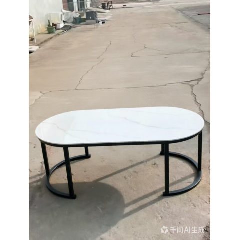 胜芳茶几批发 套几 岩板茶几 餐桌  客厅家具 轻奢茶几 网红套几 茶几组合 家用茶几  鑫成家具