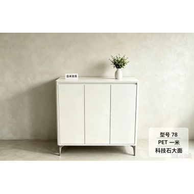 胜芳鞋柜批发 实木鞋柜 板式鞋柜 储物柜 门外阳台玄关柜 出租房鞋柜 新款进门客厅收纳柜 会来家具