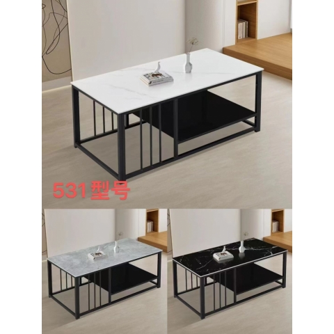 胜芳岩板茶几批发 套几 岩板桌 岩板家具 家用家具  现代 岩板套几  龙腾家具